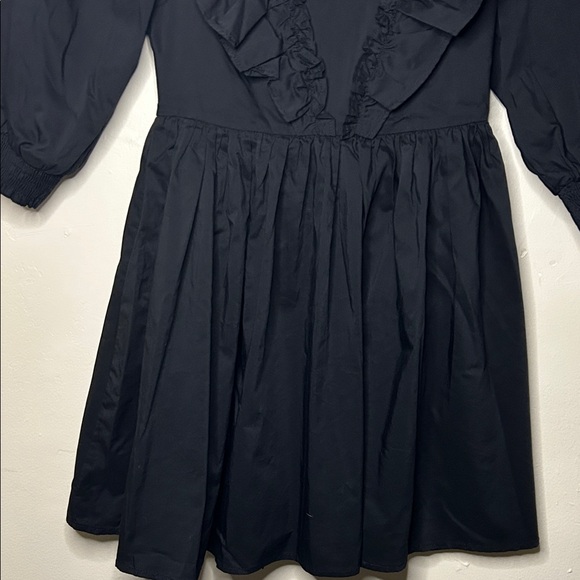 Black Ruffled Dress - Picture 3 of 9